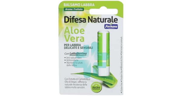 Forhans Balsamo Labbra Dif Nat Aloe Vera