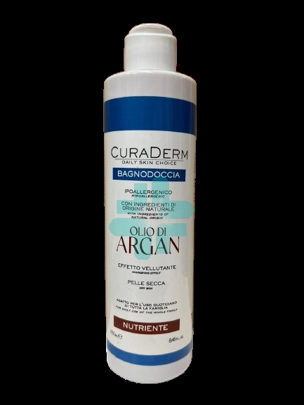 Curaderm Bagnoschiuma Olio di Argan 250ml