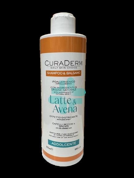 Curaderm Shampoo Latte-avena 250ml