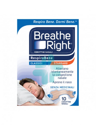 Breathe Right Classici Cerotti Nasali 10pz