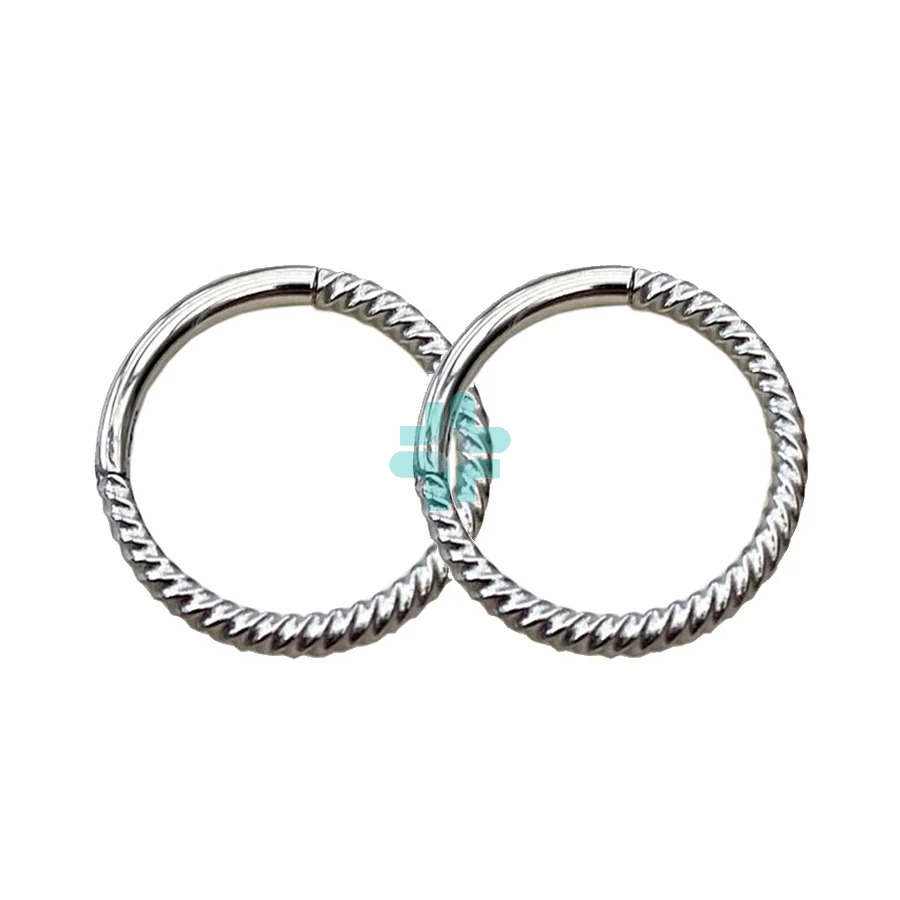 Bjt245 Orecchino Twisted Ring
