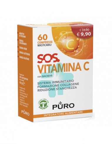 Puro Sos Vitamina C 60cpr Mast
