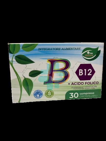 Piu  Che Natura B12   acido Folico 30 compresse oro