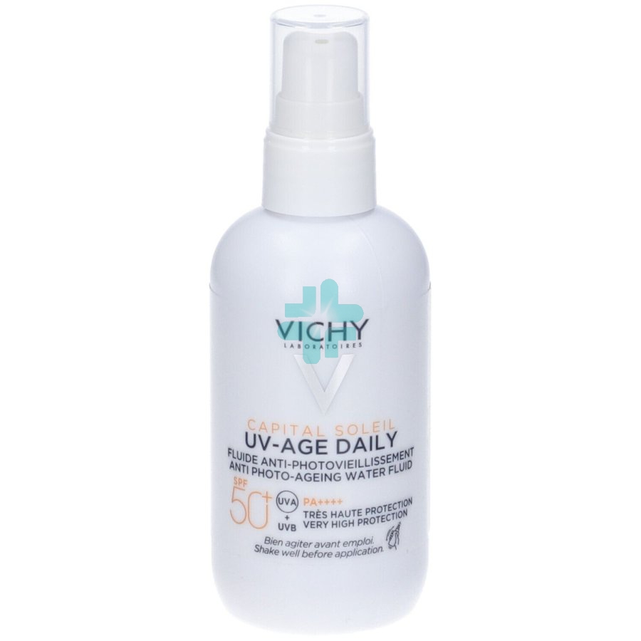 Vichy Capital Soleil UV Age Fluido Quotidiano Anti Foto invecchiamento SPF50 80m