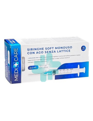 Gammadis Farmaceutici Siringa Soft 2,5ml G23 10pz