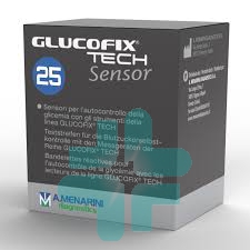 A.menarini Diagnostics Glucofix Tech Sensor 25str
