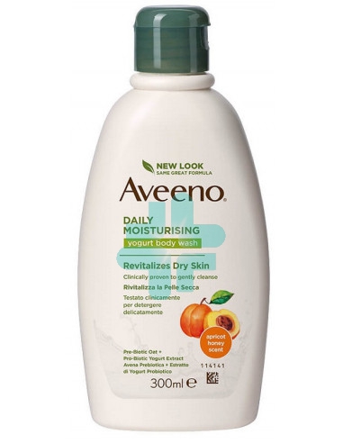 Aveeno Bagnodoccia Yogurt Albicocca&miele 300ml