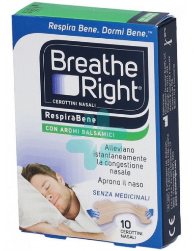 Breathe Right Balsamici Cerotti Nasali 10pz