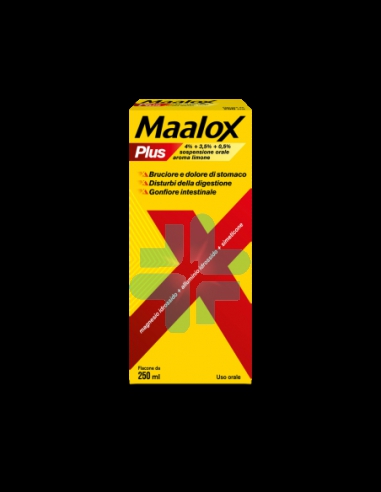 Maalox Plus Opella Healthcare Italy Maalox plus*os sosp 4+3,5+0,5%
