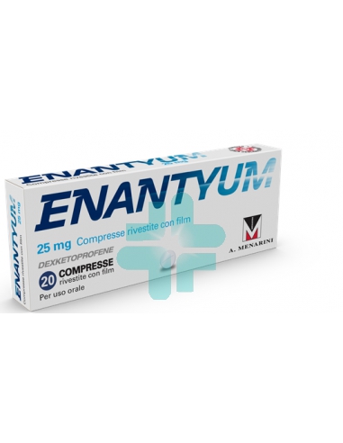 Enantyum A.menarini Ind.farm.riun. Enantyum*20cpr riv 25mg
