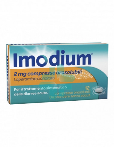 Imodium Programmi Sanit.integrati Imodium*12cpr orosol 2mg
