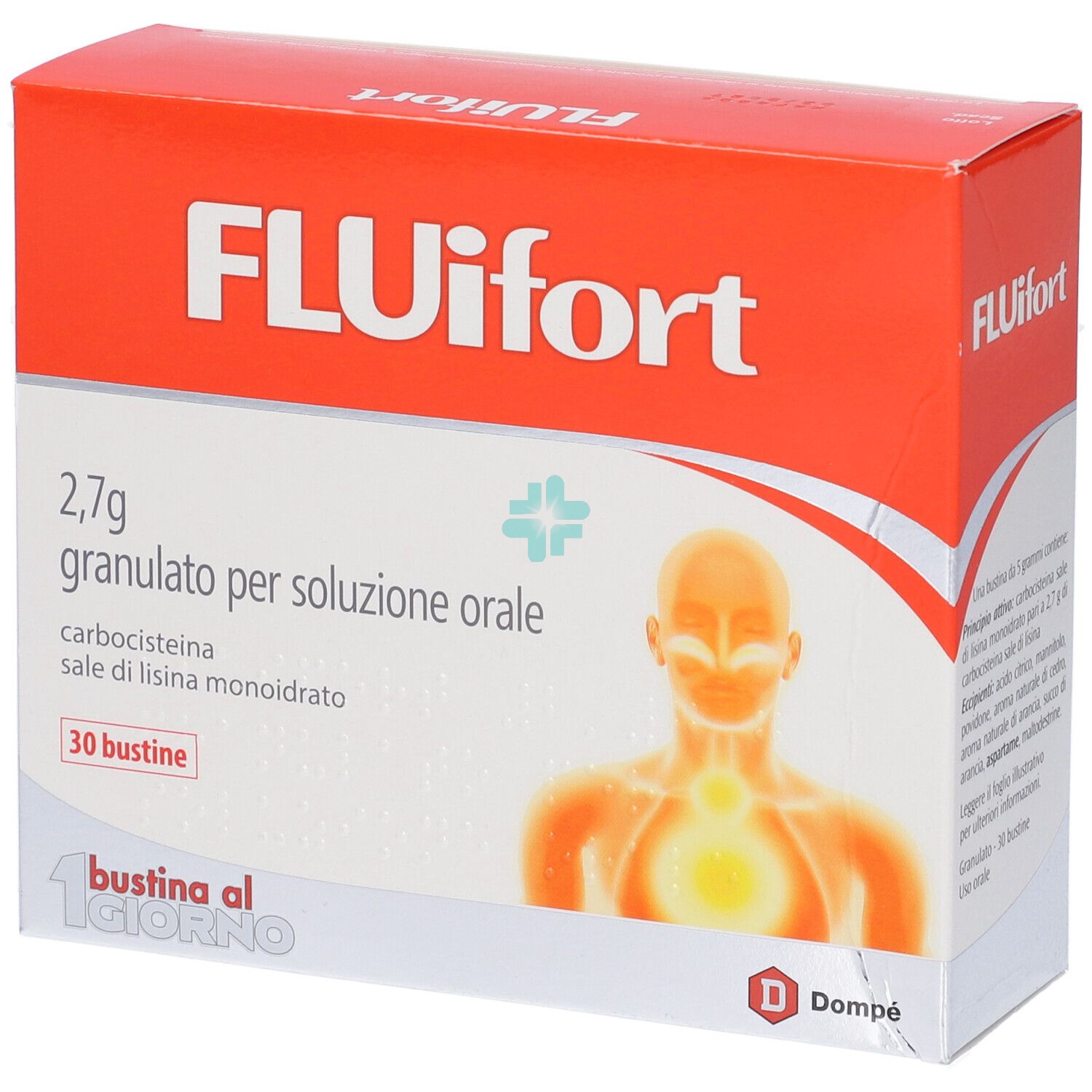Fluifort Dompe' Farmaceutici Fluifort*30bust grat 2,7g