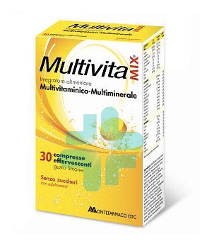 MultivitaMix Integratore Alimentare Multivitaminico 30 Compresse Effervescenti