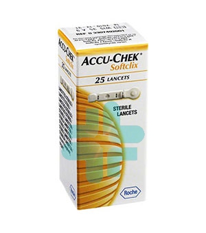 Accu Chek Controllo Glicemia SoftClix 25 Lancette