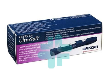 LifeScan OneTouch Linea Controllo Glicemia Ultrasoft Dispositivo Pungidito