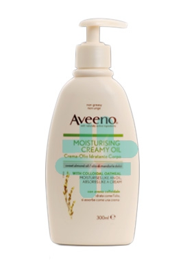 Aveeno Linea Cura Quotidiana della Pelle Crema Olio Idratante Corpo 300 ml