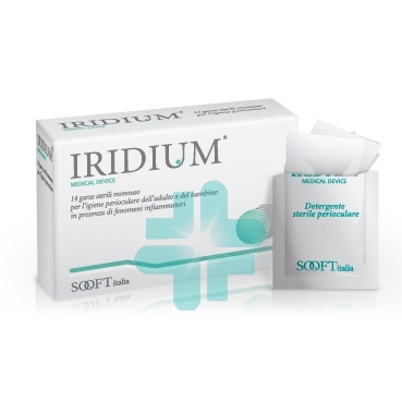 Sooft Italia Linea Salute degli Occhi Iridium 20 Garze Cotone Decongestionanti