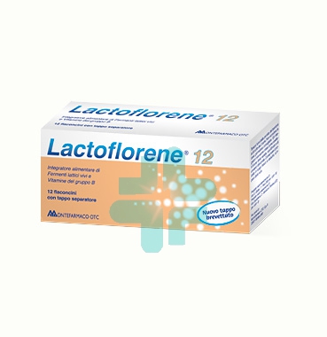 Lactoflorene Linea Fermenti Integratore di Fermenti Lattici 12 Flaconcini 10 ml