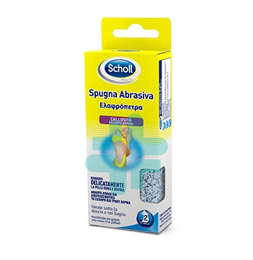 Scholl Linea Calli e Durezze Rimozione Calli e Duroni Porolith Spugna Abrasiva