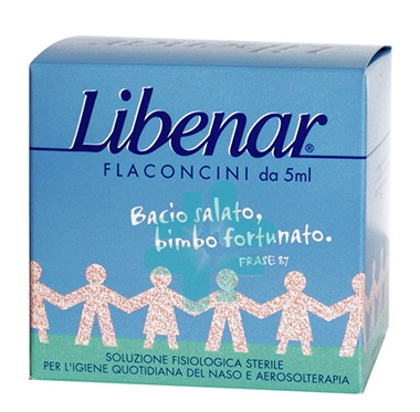 Libenar Linea Pulizia e Salute del Naso Soluzione Fisiologica 15 Flaconcini 5 ml