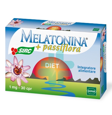Sofar Linea Sonno e Relax Melatonina Diet Integratore Alimentare 30 Compresse