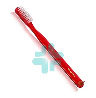 GUM Linea Igiene Dentale Quotidiana Classic 410 Spazzolino Medio Compatto