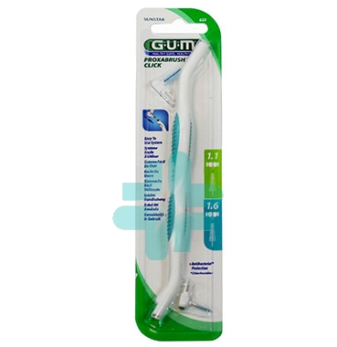 GUM Linea Igiene Dentale Quotidiana Proxabrush 605 Manico Scovolino in Plastica