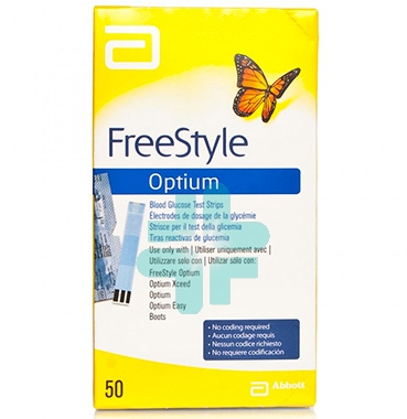 Abbott Diabetes Care Linea Controllo Glicemia Freestyle Optium 50 Strisce Reatt