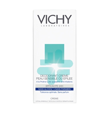 Vichy Linea Deo Deodorante Crema per Pelli Molto Sensibili o Depilate 40 ml