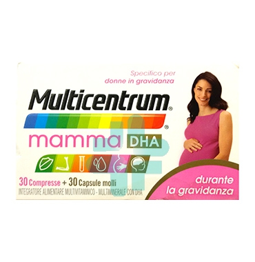 Multicentrum Linea Gravidanza Mamma DHA Integratore Alimentare 30+30
