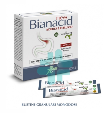Aboca Linea Apparato Gastroenterico neo Bianacid Integratore Alimentare 20 Buste