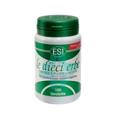 Esi Linea Benessere Intestinale Le Dieci Erbe Polvere Pressata in 100 Tavolette