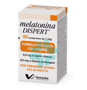 Vemedia Pharma Linea Sonno e Relax Melatonina 1 mg Integratore 60 Compresse