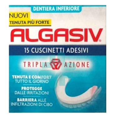 Combe Linea Protesi Dentali Algasiv 15 Cuscinetti Adesivi Protesi Inferiore