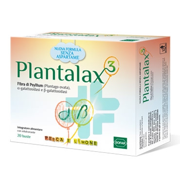 Sofar Linea Regolarit Intestinale Plantalax3 Integratore 20 Bustine Gusto Pesca