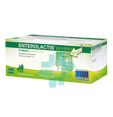 Sofar Linea Intestino Sano Enterolactis Integratore Fermenti Lattici 12 Fiale