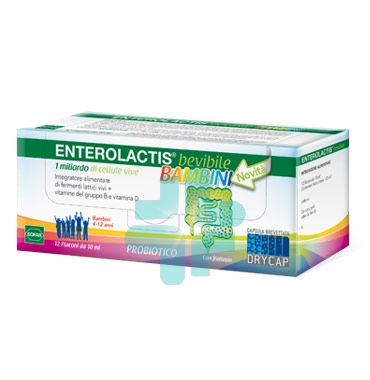 Sofar Linea Intestino Sano Enterolactis Bambini Integratore Fermenti 12 Fiale