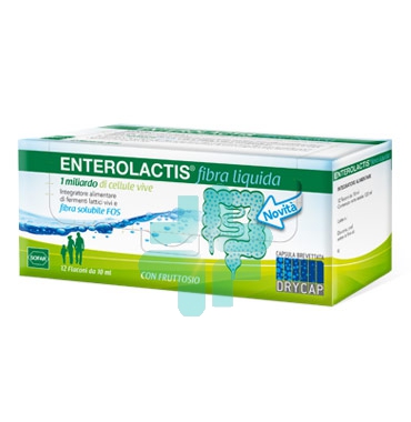 Sofar Linea Intestino Sano Enterolactis Fibra Liquida Integratore 12 Flaconcini