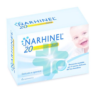 Narhinel Linea Pulizia Salute del Naso 20 Ricambi Soft per Aspiratore Nasale