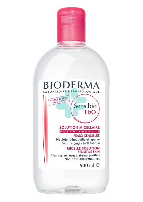Bioderma Linea Sensibio H2O Detergente Micellare Lenitivo Pelli Sensibili 500 ml