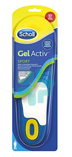 Scholl Linea Benessere dei Piedi Gel Activ Sport 1 Paio di Solette Uomo