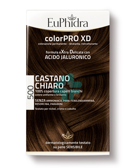 EuPhidra Linea ColorPRO XD Colorazione Extra-Delixata 500 Castano Chiaro