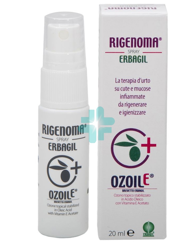 Erbagil Linea Dispositivi Medici OzoilE Rigenoma Spray Lenitivo Rigenerante 20ml