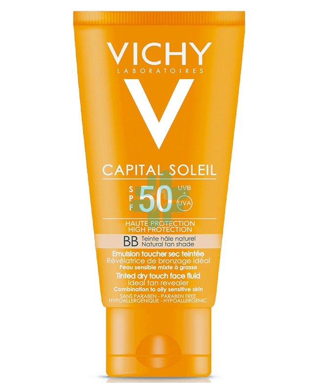 Vichy Linea Ideal Soleil SPF50 Dry Touch BB Cream Emulsione Colorata 50 ml