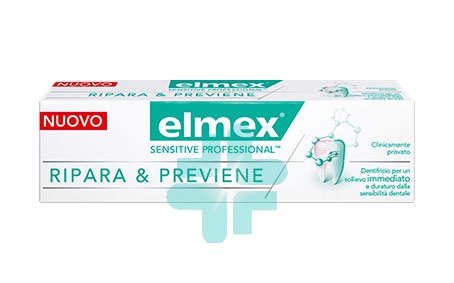 elmex Linea Igiene Dentifricio Sensitive Professional Ripara e Previene 75 ml