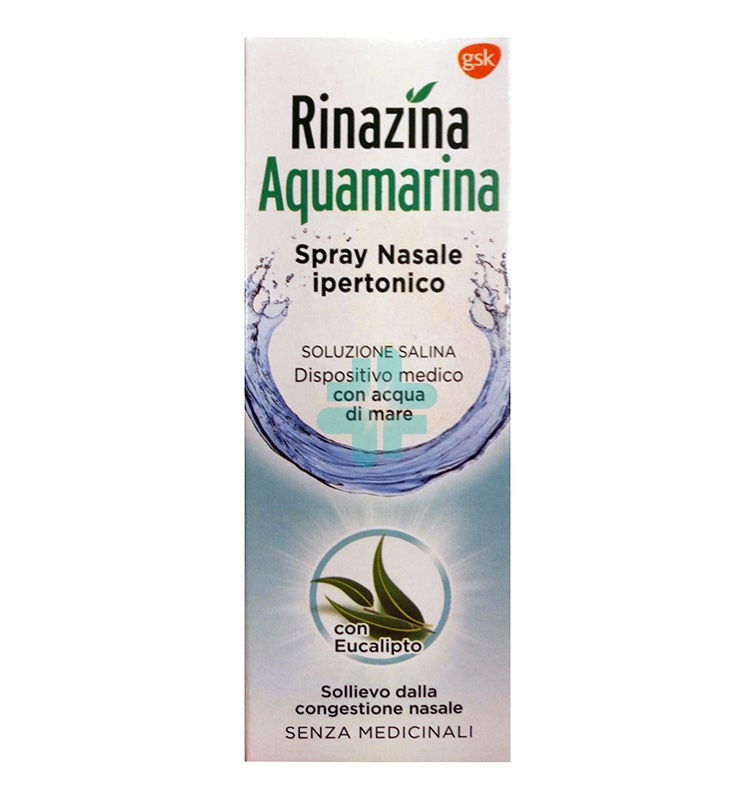 Gsk Linea Dispositivi Medici Rinazina Aquamarina Soluzione Ipertonica Spray 20ml