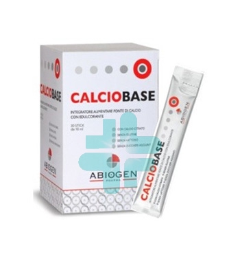 Abiogen Pharma Linea Salute Ossea Calciobase Integratore Alimentare 30 Stick