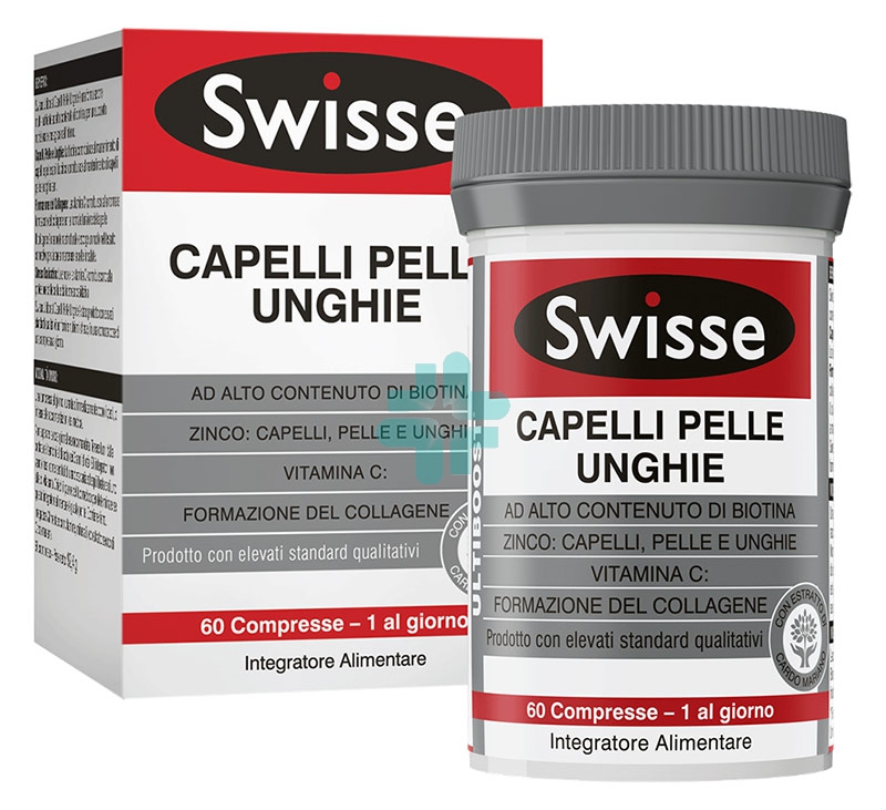 Swisse Capelli Pelle Unghie Integratore Alimentare 60 compresse