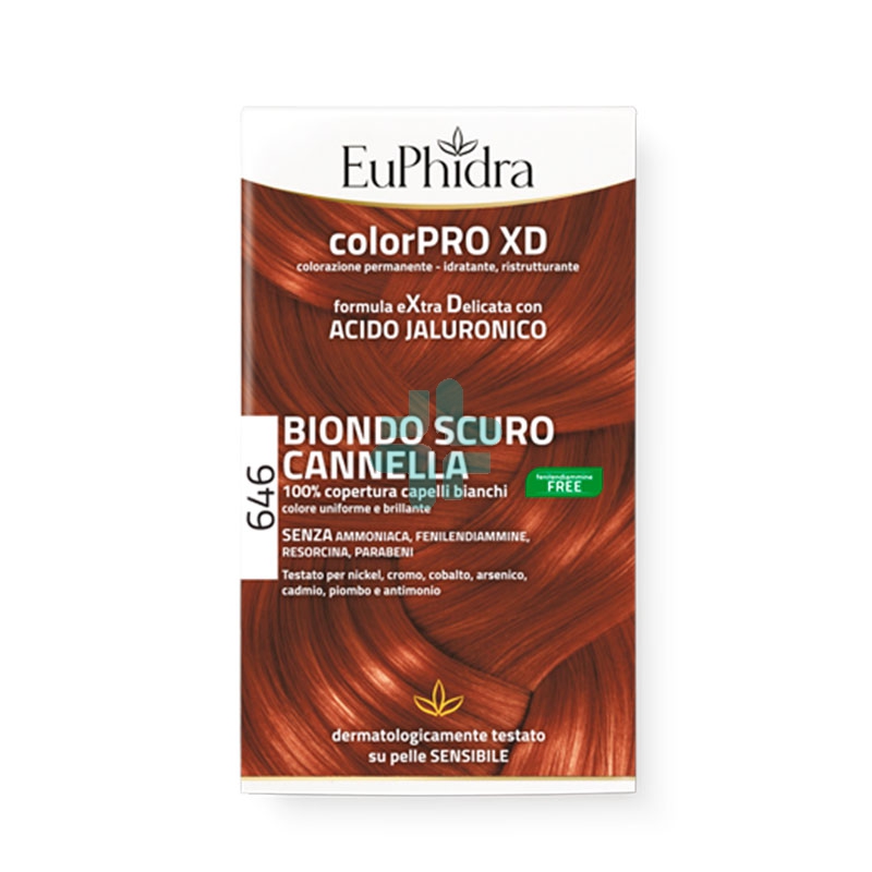 EuPhidra Linea Capelli Colorpro XD colorazione Biondo Scuro Cannella 646