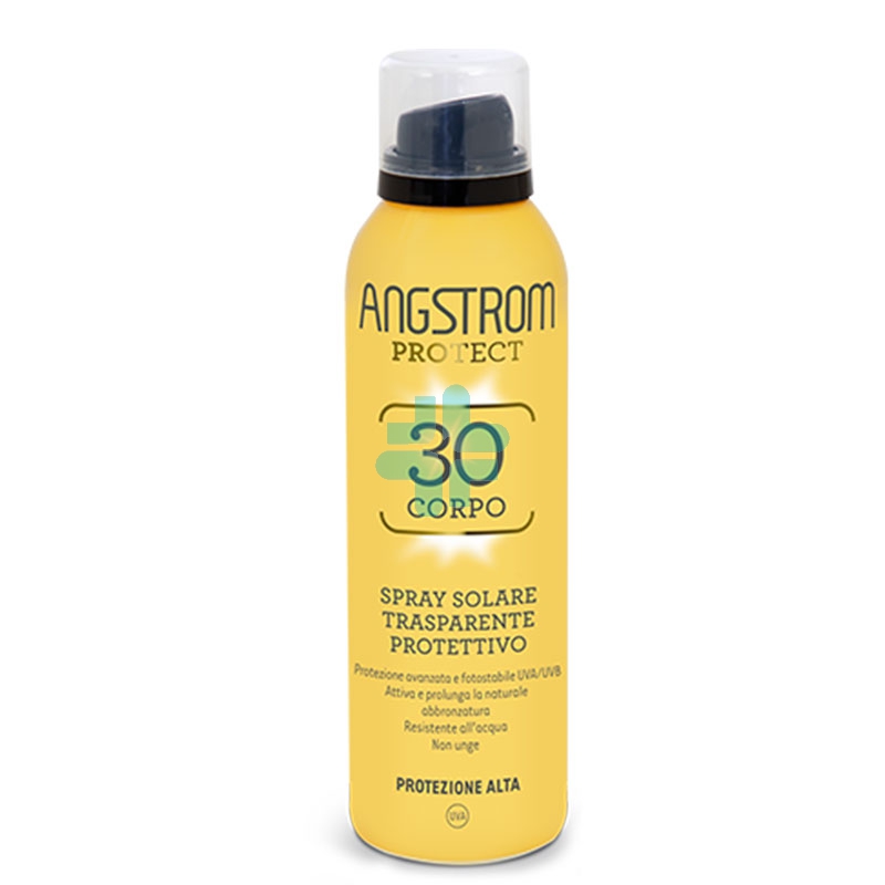 Angstrom Linea Corpo Spray Solare Trasparente Protettivo Protezione 30 150 ml